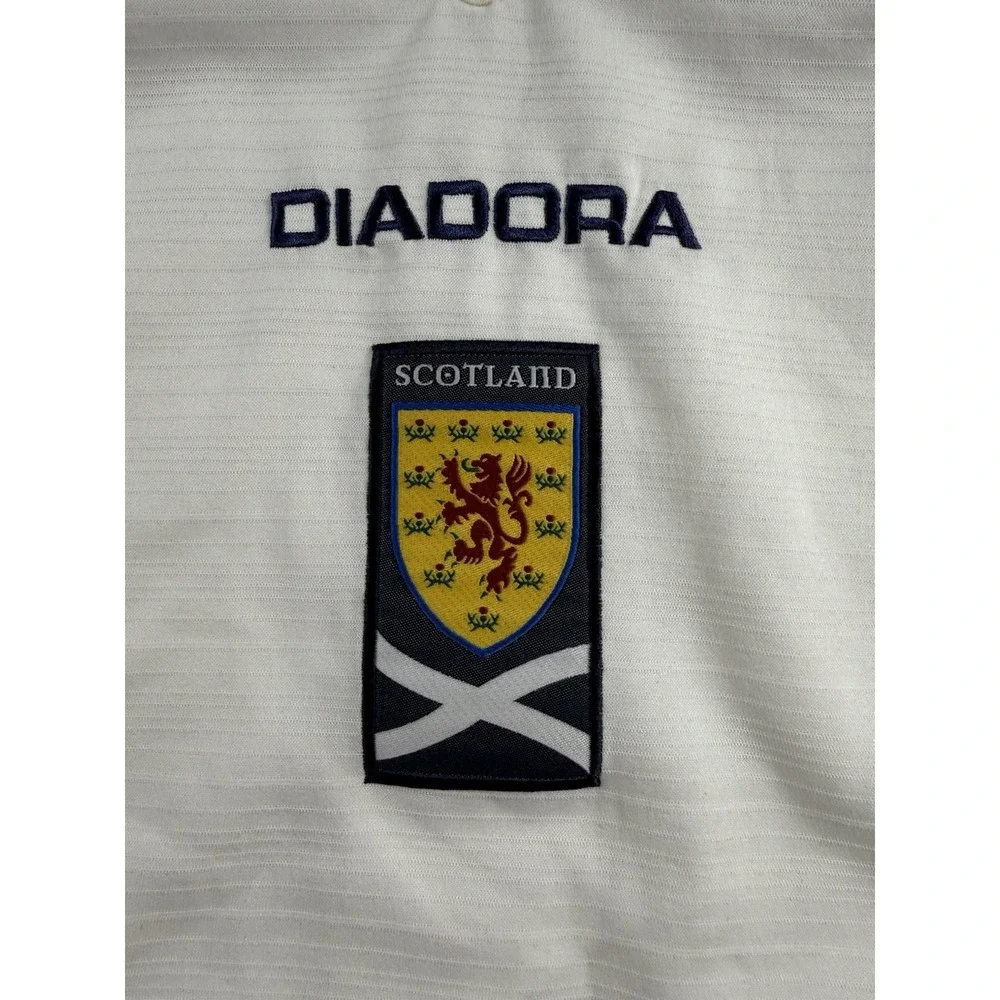 Scotland Away football shirt 2003 - 2005 White Diadora Woman Size 10 - Picture 6 of 15